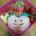 コッピーママ's cooksnap of when they made なめこキャラ弁当☆ラブなめこ♡.