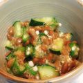 かるびにゃん's cooksnap of when they made いつものオクラ納豆に梅を加えて♪.