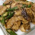 kimimaruo's cooksnap of when they made オクラと豚肉の塩麹カレー炒め.