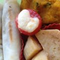 ４番目's cooksnap of when they made お弁当に！ミニトマトとチーズでハート型♥.