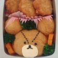 にこはら's cooksnap of when they made キャラ弁☆ジャッキーのお弁当.