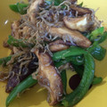 はるandあきママ。's cooksnap of when they made 簡単★ピーマンと椎茸とじゃこの炒め物.