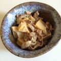 ねこマリア's cooksnap of when they made 竹の子と豚肉の煮物.