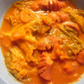 komata72's cooksnap of when they made ソーセージとキャベツのトマト煮込み✿.