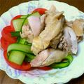 わたママ's cooksnap of when they made レンジで簡単！本格香味蒸し鶏♬.