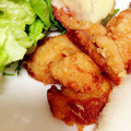 たのしいちくわ's cooksnap of when they made 鮭の竜田揚げ♡.