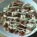 ＊ぽんすけ's cooksnap of when they made お手軽＆ヘルシー☆納豆お好み焼き.