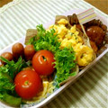 パフェ☆'s cooksnap of when they made お弁当に♪ちくわの卵炒め.