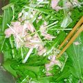 mikimatsu's cooksnap of when they made お手軽♪水菜ツナサラダ.