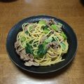 ～あいぼん～'s cooksnap of when they made 豚肉と青梗菜の和風スパゲティ.