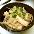 melon75's cooksnap of when they made もやしと高野豆腐の梅和え…レンジ….