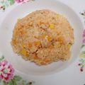 y_u's cooksnap of when they made 簡単!お手軽!炊飯器だけでチキンライス☆.
