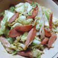 りこぼう's cooksnap of when they made ダシダde魚肉ソーセージ炒め.