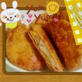 ころころころりん's cooksnap of when they made マヨポテトのハムカツ★お弁当おつまみに.
