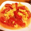 northtai1's cooksnap of when they made トマトたまご.