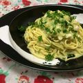 りけい。's cooksnap of when they made * アボカドと半熟卵の春色パスタ *.