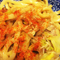 kiyo0120's cooksnap of when they made 簡単塩焼きうどん.