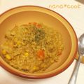 *nana*'s cooksnap of when they made お鍋ひとつで簡単ランチ★カレー風リゾット.