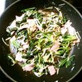 はっちょんみ☆'s cooksnap of when they made ★ほうれん草とｷﾉｺのｵｲﾏﾖ炒め★.