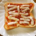 iketa's cooksnap of when they made トマトジャムトースト.