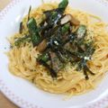 ひび稚魚's cooksnap of when they made うにクリームパスタ♪エリンギ添え.