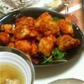 akikinoko's cooksnap of when they made 鶏のから揚げ★スウィートチリソース.