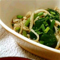 キャシーキャサリン's cooksnap of when they made ほうれん草とエノキダケのポン酢和え.