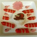 まゅさん。's cooksnap of when they made パチンコ★ＣＲ海物語「魚群」キャラ弁.