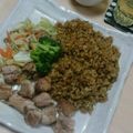 ﾏｰボ's cooksnap of when they made 炊飯器で♡甘口カレーピラフ♡.