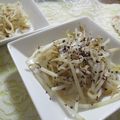 miyuki12's cooksnap of when they made もやしの和え物 2品.