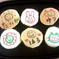 ◎もっちぃー◎'s cooksnap of when they made お絵かき♡ ホットケーキ♡.