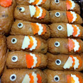 しばちろ's cooksnap of when they made お稲荷さんで鯉のぼり♪簡単キャラ弁.