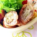 pyonpoco's cooksnap of when they made 玉ネギ＆えのきのボリューム肉巻き.