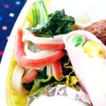 pyonpoco's cooksnap of when they made レタスとかにかまサッと炒め。お弁当にも♪.