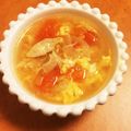 ୨୧あや୨୧'s cooksnap of when they made トマト、鶏ささみ、玉葱、卵のスープ.