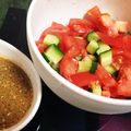 oithin's cooksnap of when they made トマトときゅうりの和風ドレッシングサラダ.