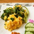 ♡ひな祭り♡'s cooksnap of when they made 三つ葉とやわらか卵.