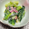 ☆PikKa☆'s cooksnap of when they made 小松菜の梅マヨサラダ.