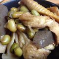 いくちゃん♪♪'s cooksnap of when they made 筍と蒟蒻と油揚げの圧力鍋による煮込み.