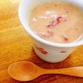 広野のタイタン's cooksnap of when they made 甘酒✿いちごミルク.