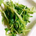 omiso's cooksnap of when they made 豆苗の柚子こしょうマヨネーズあえ.
