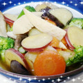 平井道子's cooksnap of when they made 筍と茄子の季節野菜の揚げ浸し.