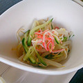 ｻ･∀･ﾁ's cooksnap of when they made ＊節約＊もやしと胡瓜の胡麻和え＊.