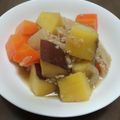 うのはなごはん's cooksnap of when they made 簡単！おいしい！さつまいものそぼろ煮☆.