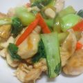 kokoro♪'s cooksnap of when they made チンゲンサイと鶏のオイスターソース炒め.