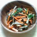 chie-zou88's cooksnap of when they made ★大根と人参のしそ昆布和え★.
