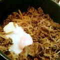 SaKiBitCh's cooksnap of when they made 牛肉とごぼうの柳川丼.