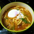 めぐパンミックス's cooksnap of when they made カレー鍋焼きうどん.