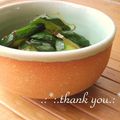 矢切のねぎちゃん's cooksnap of when they made キュウリの蛇腹松前漬け風.