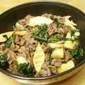 ぽりぽり拓庵's cooksnap of when they made 春真っ盛り！牛肉・筍・小松菜のうま味炒め.
